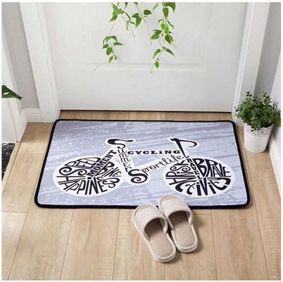 Jkckha Gruesa absorbente estera del piso, puerta de la estera, Pie Mat