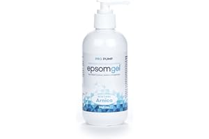 Epsomgel? - PRO PUMP Pain Relief Solution with Arnica Montana | Water-Based Magnesium Sulfate Lotion (240ml) 100% Natural Ing
