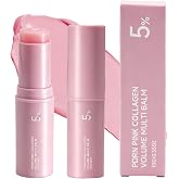 PDRN Pink Collagen Volume Multi Balm Stick, Collagen Wrinkle Stick Face &amp; Body Balm, Volumizing Hydrating Firming for Under-Eyes, Neck, Forehead, Smile Lines (2 Pack)