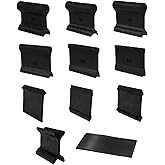 POWERTEC 71620 21-Profile Contour and Angle Sanding Grip Pack 11pc Set – Double Ended Flex Foam Sanding Pads for Woodworking