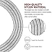 BULESK iPhone Cable 3Pack 6FT Nylon Braided Certified Lightning to USB iPhone Charger Cord for iPhone 7 Plus 6S 6 SE 5S 5C 5, iPad 2 3 4 Mini Air Pro, iPod Nano 7- Gray
