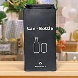 BOMEI PACK 2 Packs Recycling Bins 28 Gal White Gray Double Compartment view 9