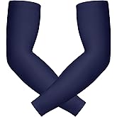 HDE Arm Sleeves for Men Women, Compression Sleeve Arm UV Protection Basketball Baseball Football (Pair)