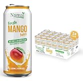 Namai 100% Pure Mango Juice, No Added Sugar, 24 Pack | No Preservatives, Never From Concentrate, 1 Ingredient Only: Mango Juice