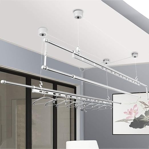 Ceiling Drying Rack Retractable Airer Hand Cranked Lifting Dryer