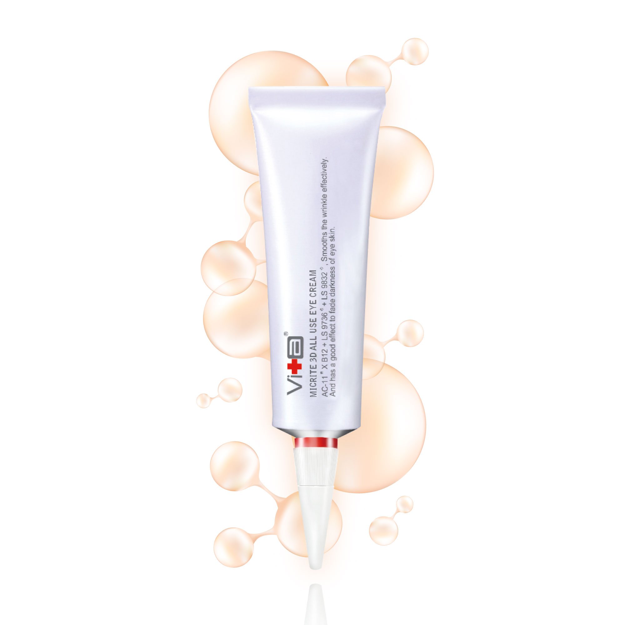 Swissvita Eye Cream for Wrinkles with Hyaluronic Acid & Vitamin B12 - Instant Eye Lift - Eye Treatment for Dark Circles - Reduce Puffiness & Crow’s Feet -Powerful Anti-aging - 0.5o.z./15g