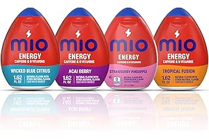 Mio Energy Water Enhancement Variety Pack | Zero Sugar, Contains Caffeine, and B-Vitamins | 1.62 fl oz. per bottle | Ships in an Aromatik™ damage proof box (Variety 1)