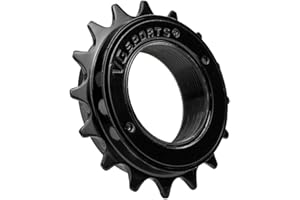 VG SPORTS Single Speed Bike Freewheel, 16T/18T/20T/22T/24T Compatible with 1/2'' x 1/8'' Bicycle Freewheel Threaded Type Freehub Replacement Parts