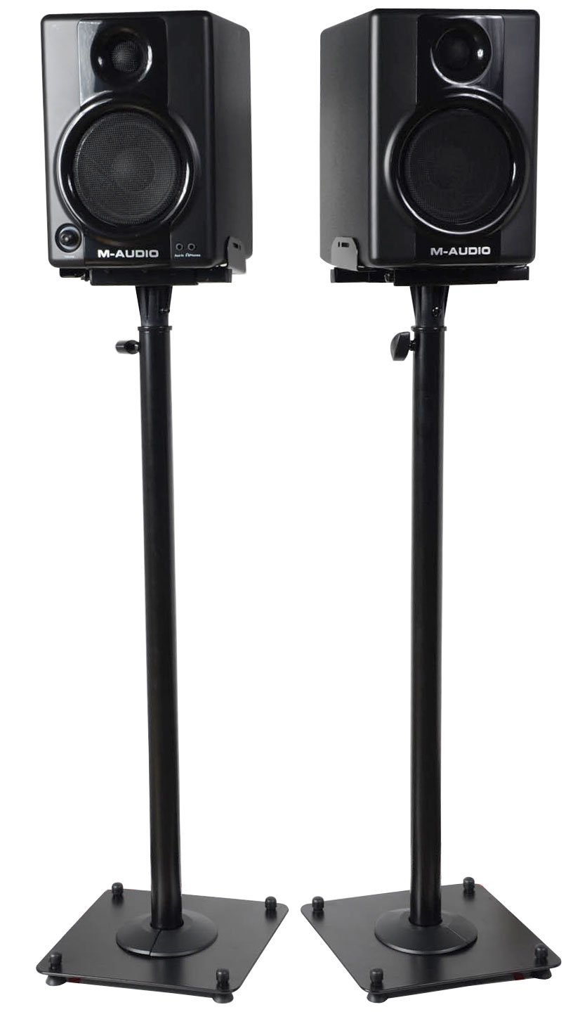 VideoSecu 2 Heavy duty PA DJ Club Adjustable Height Satellite Speaker