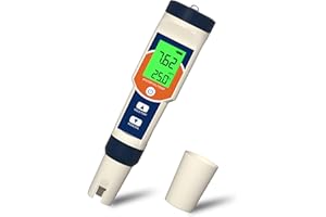 Yewhick Hydrogen Water Tester, 4-in-1 PH ORP H2 Temp Meter Kit, H2 Water PPB/PPM Meter, Dissolved Hydrogen Tester for Hydrogen Water Bottle, Accurate pH Hydrogen ORP Meter for Drinking Water