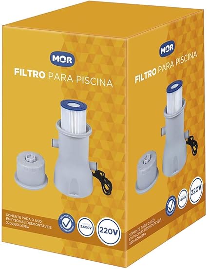 filtro para piscina 3 600 l h 110v mor