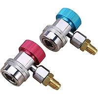 Atoplee 2/&nbsp;pcs r/&eacute;frig/&eacute;rant Peut Bouteille Tap Valve Opener Outil 1//4/&nbsp;SAE Filetage adaptateur