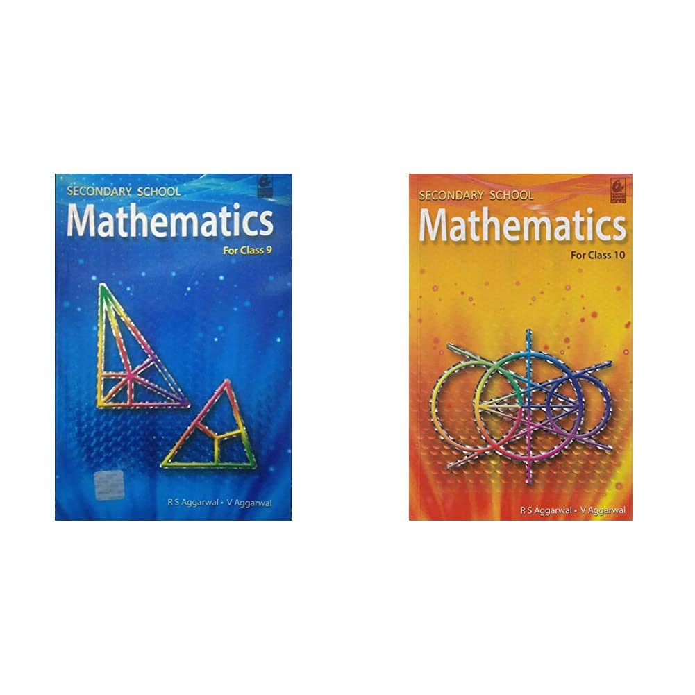 Secondary School Mathematics For Class 9 Secondary School Mathematics For Class 10 Set Of 2 Books New Edition Amazon In Books