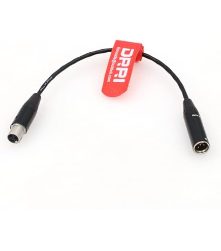 Amazon.com: SZRMCC Mini XLR 4 Pin TA4M Male to TA4F Female Audio