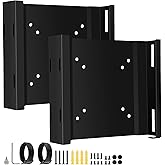 2 Pack Mini PC Mount Compatible with Dell Micro Form Factor Case Mount,VESA, Under Desk and Wall Mount Fits MFF 3040 3050 3060 5060 5070 7010 7020 7040 7050 7060 7070 7080 7090 9020 pro Micro Mount