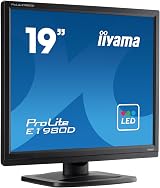 iiyama E1980D-B1 19 Inch LCD Monitor 1280x1024 VGA DVI TN Panel view 2