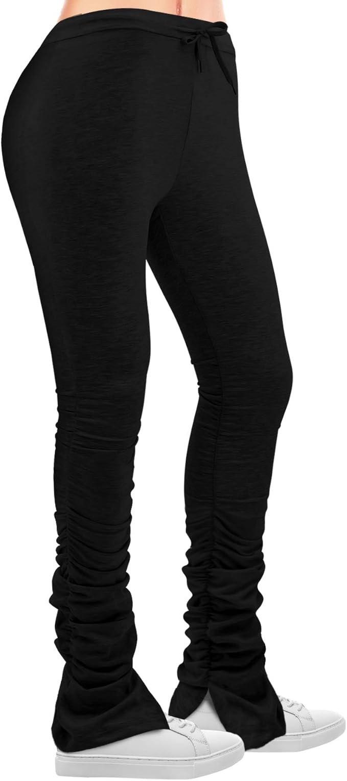 BQTQ Women Stacked Leggings Pants High 