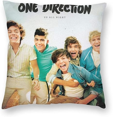 Amazon Com Guanrkon One Direction Square Pillow New Pillowcase Multiple Sizes Square Throw Pillow Covers Home Office Sofa Holiday Decoration 18 X18 Home Kitchen
