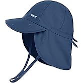 FURTALK Baby Sun Hat with Neck Flap UPF 50+ Adjustable Baby Boys Girls Summer Beach Hat for Traveling Swim Hat
