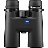 ZEISS Conquest HDX Binoculars 10x42 Waterproof, Compact with LotuTec T* HD Coated Glass for Optimal Clarity in All Weather Conditions for Bird Watching, Hunting, Sightseeing, Black