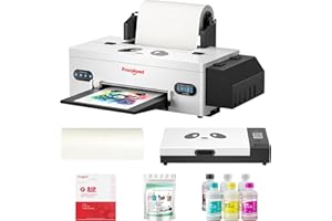 Procolored F13 Panda DTF Printer A3 L1800 Apparel Transfer Printing Machine T-Shirt Direct to Film with White Ink Circulation and Semi-Automatic Cleaning (Printer+Oven+Ink)