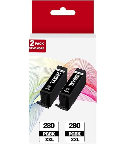 5-Pack Ink Cartridges For Canon PIXMA Printers - Compatible With PGI-280/CLI-281 XXL/XL Models 11 thumbnail image