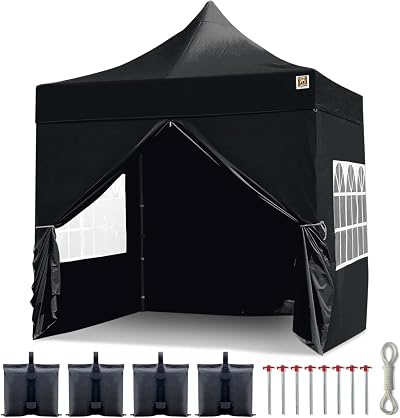 Gorilla Gazebo 2.5x2.5m Pop Up Commercial Grade with Side Panels