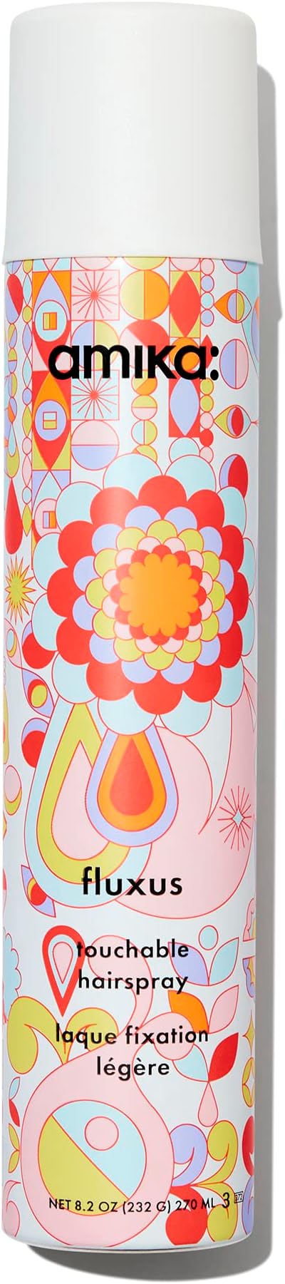amika Fluxus Touchable Flexible Hold Hairspray 270ml Humidity Protection