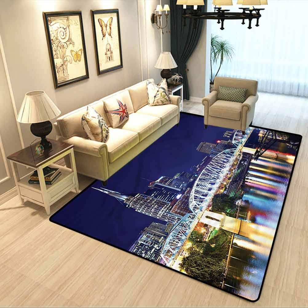 Travel Baby Crawling mat Downtown Nashville Tenessee