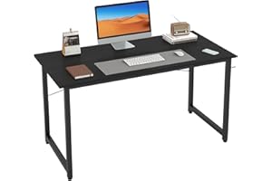 Flrrtenv 39 Inch Computer Desk, Gaming Desk with Sturdy Metal Frame and X-Shaped Design, Small Writing Table for Home Office,