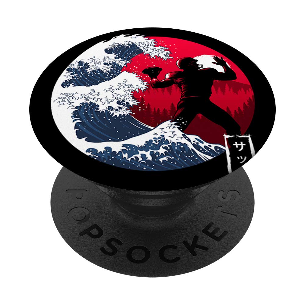 Wave football american PopSockets Grip and Stand for Phones and Tablets