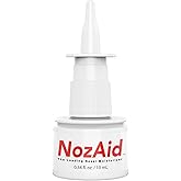 NozAid Nasal Moisturizer Spray w/Sesame Oil .34 oz Moisturizing Lubricant for Dry, Crusty, Cracked, Stuffy Nose Relief, Nosebleeds, Preservative Free