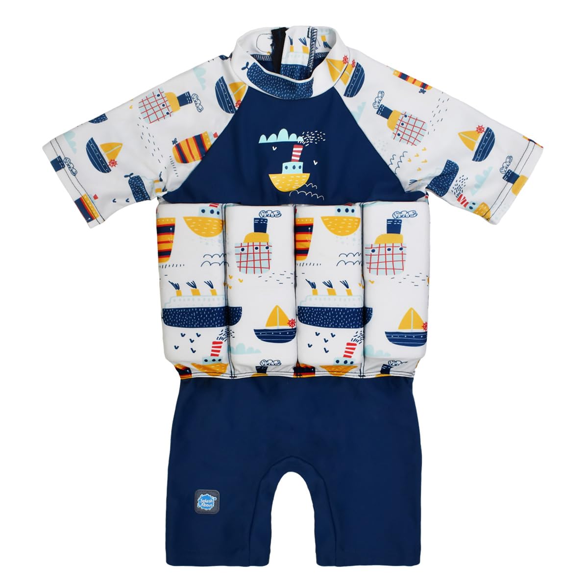 Photo 1 of Splash About Kids Sleeved Floatsuit, Tug Boats, 2-4 Years