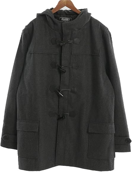 Amazon 大きいサイズ ダッフルコート メンズ ロング丈 メルトン