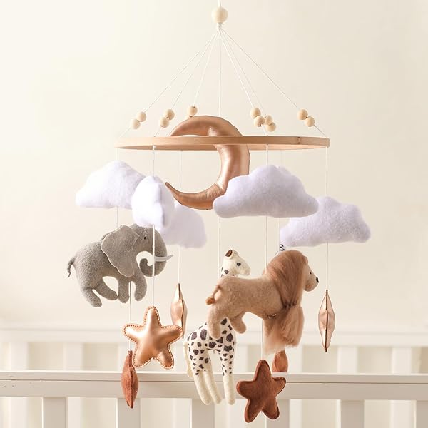 Amazon.com : Baby Mobile Rotary Music Box Imitation Wood