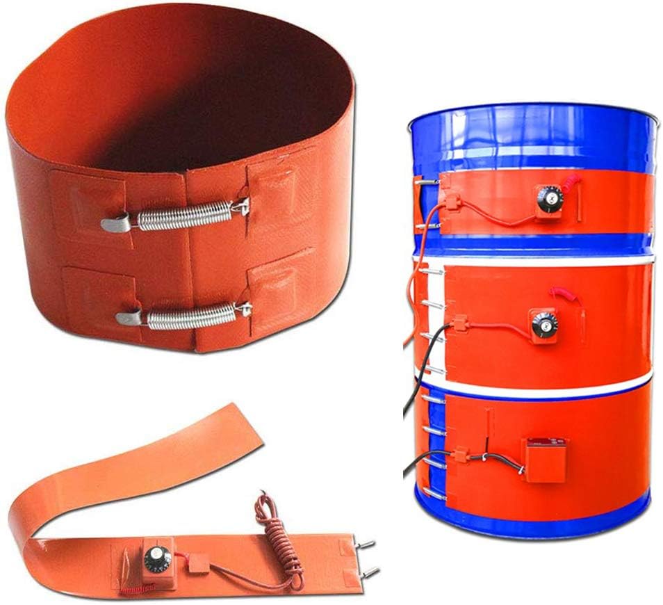 Drum Heating Blanket Standard Heavy Duty Metal Drum Heater with with Adjustable Thermostat for heating and heat tracing