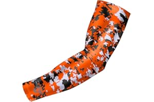 BUCWILD SPORTS B Bucwild Sports Compression Arm Sleeve - Youth & Adult Sizes - Baseball Football Basketball Sports (1 Arm Sleeve)