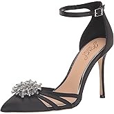Jewel Badgley Mischka Violette Crystal Pointed Stiletto Heels