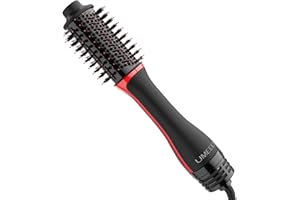 Umeely Plus 2.0 Hair Dryer Brush Blow Dryer Brush in One, 2'' Oval Brush Head Hot Air Brush Styler & Volumizer with Ionic Technology, NTC Smart Temp Control for Smooth, Frizz-Free, Shiny Hair