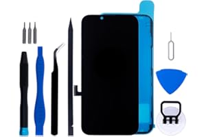 IGLOFIX for iPhone 13 Screen Replacement kit 6.1“ LCD Display Touch Digitizer Assembly with Frame Adhesive and Repair Tools Compatible with A2633/A2482/A2631/A2634/A2635