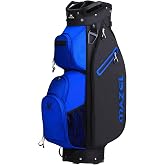 MAZEL Golf Cart Bag with 7-Way Full Length Dividers Top and 9 Pockets,Lightweight Golf Club Bag for Men &amp; Women