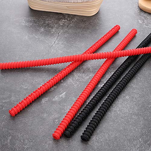 BKpearl 6 Pcs Oven Rack Protectors, Silicone Oven Rack Shields Guard Edge Liner Cover to Protect Against Burns, Scars