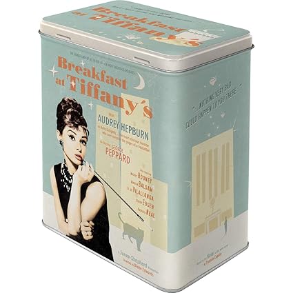 Nostalgic-Art 30119 Breakfast at Tiffany's Blue, Vorratsdose L