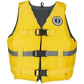 Mustang Survival Livery Foam Vest - Yellow, Medium/Large