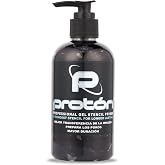 Dynamic Color Proton Stencil Primer Gel, Black, 8 oz | Stencil primer gel formulated in Colombia and bottled in the USA by Dynamic Color