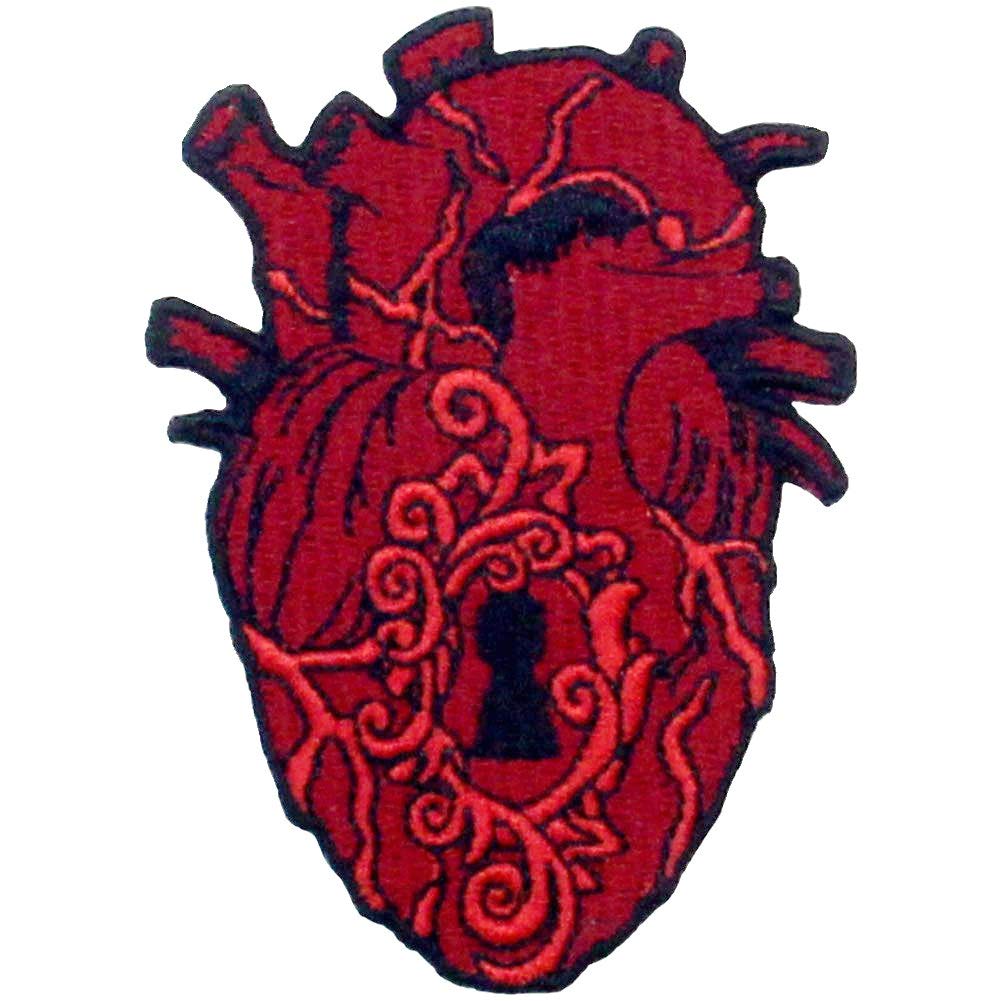 The Key to My Heart Patch Embroidered Badge Iron On Sew On Emblem