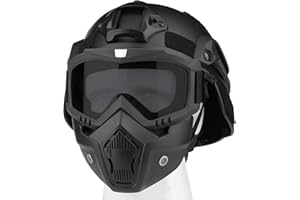 VPZenar Airsoft Helmet and Mask,Tactical Mask Paintball Mask Military Mask Airsoft Mask,Tactical Helmet Military Helmet Paintball Helmet Airsoft Helmet,Airsoft Tactical Gear