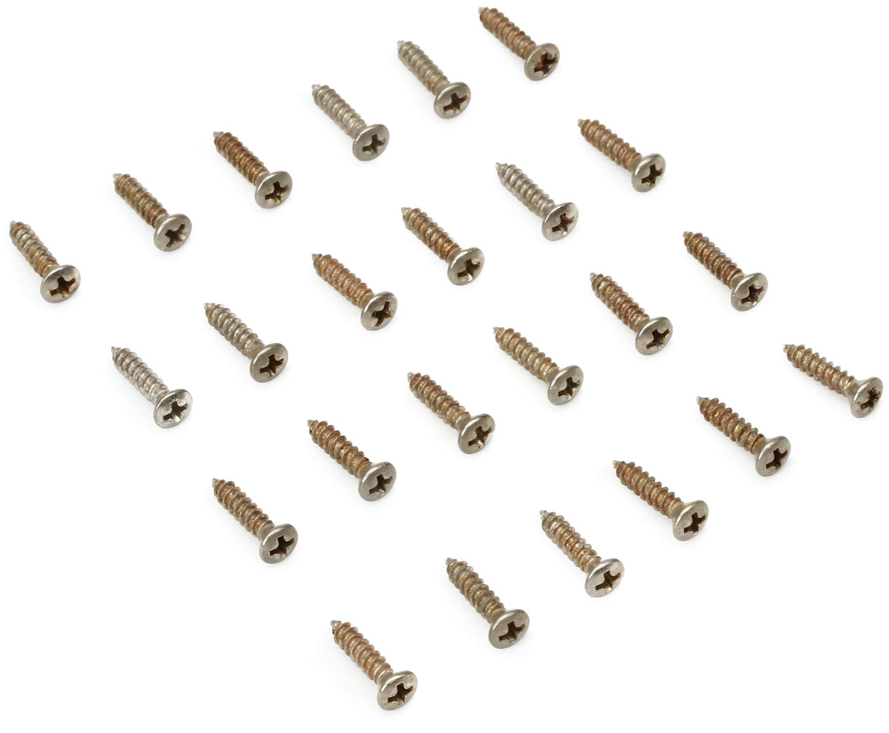Fender Road Worn Pickguard and Control Plate Screws - Set of 24 Pieces