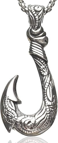 Amazon Ludusfelix ネックレス メンズ サージカルステンレス メンズネックレス フィッシュフック 釣り針 ネックレス 通販