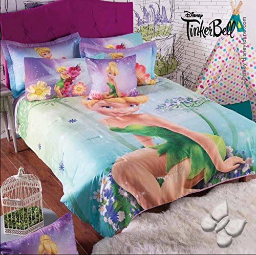 COMFORTER SET TINKER BELL MAGIC DISNEY ORIGINAL 9 PCS FULL